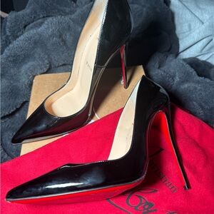 Christian Louboutin Glossy Black Heels
